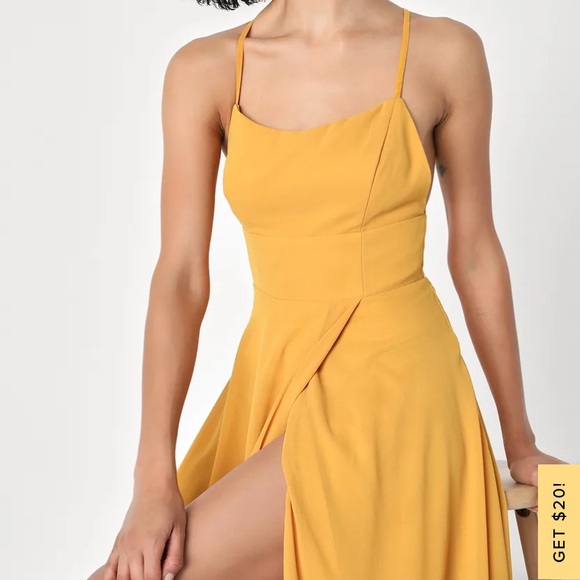 Maxi Dress with slit - Picture 2 of 7